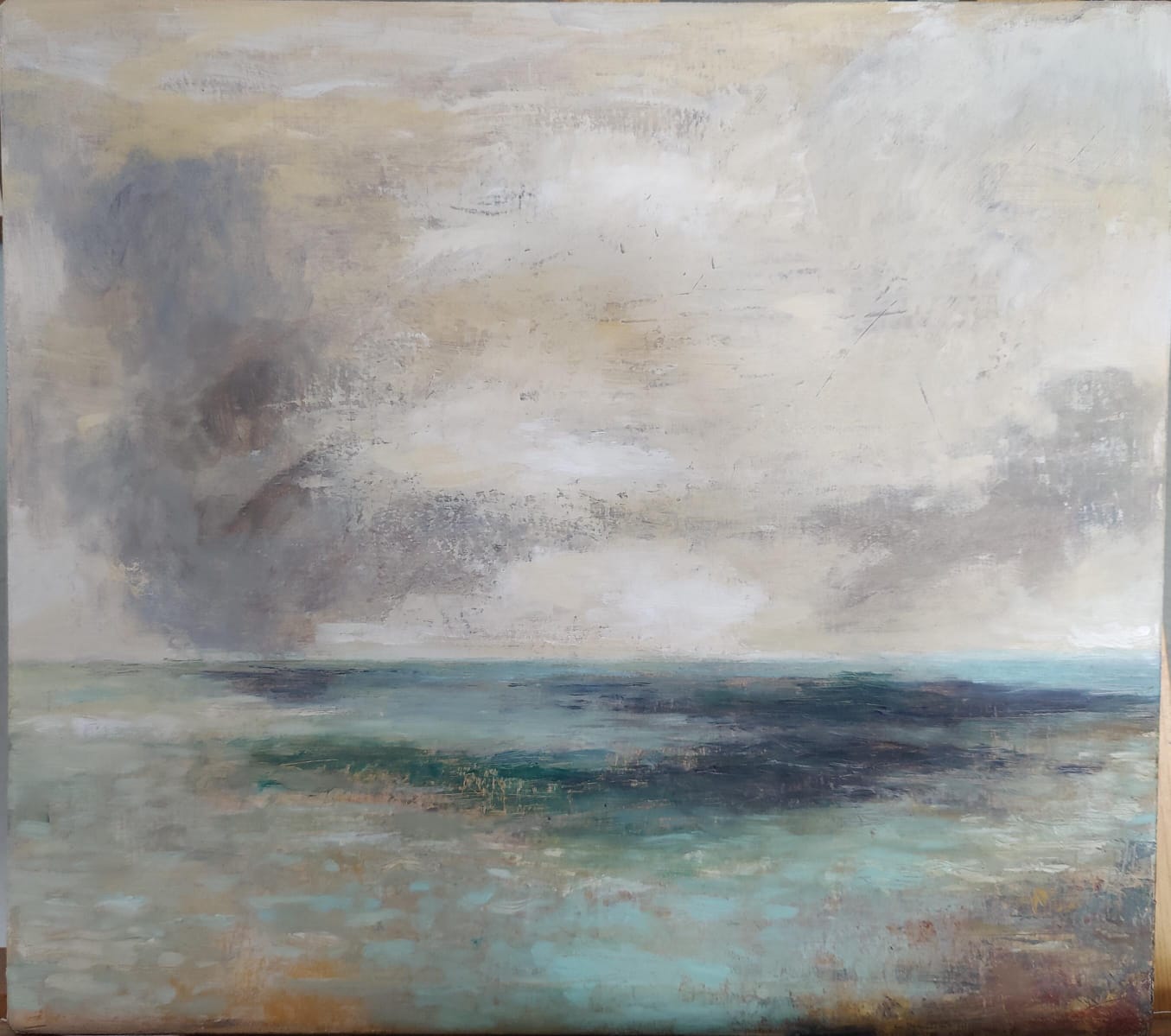 Estudio sobte Turner (Margate (?) from sea, about 1835)